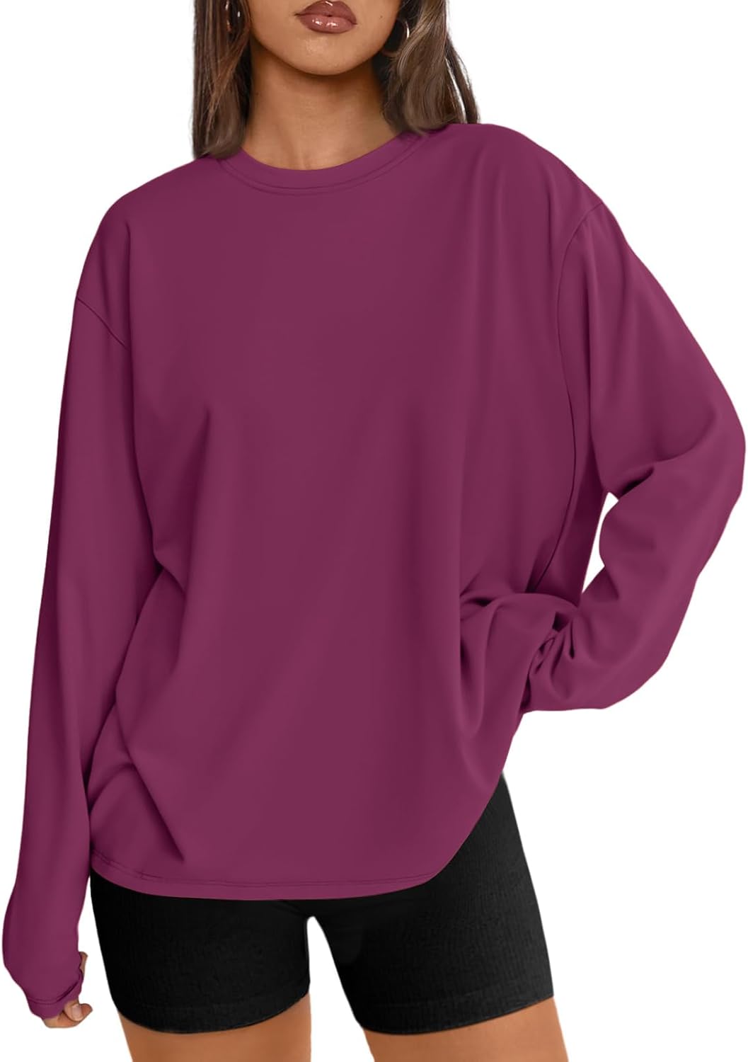 Loose-Fit Long-Sleeve T-Shirt — Casual & Sporty