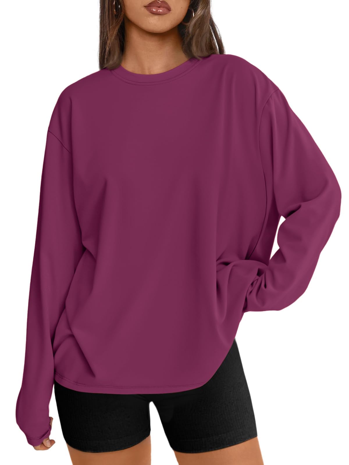 Loose-Fit Long-Sleeve T-Shirt — Casual & Sporty