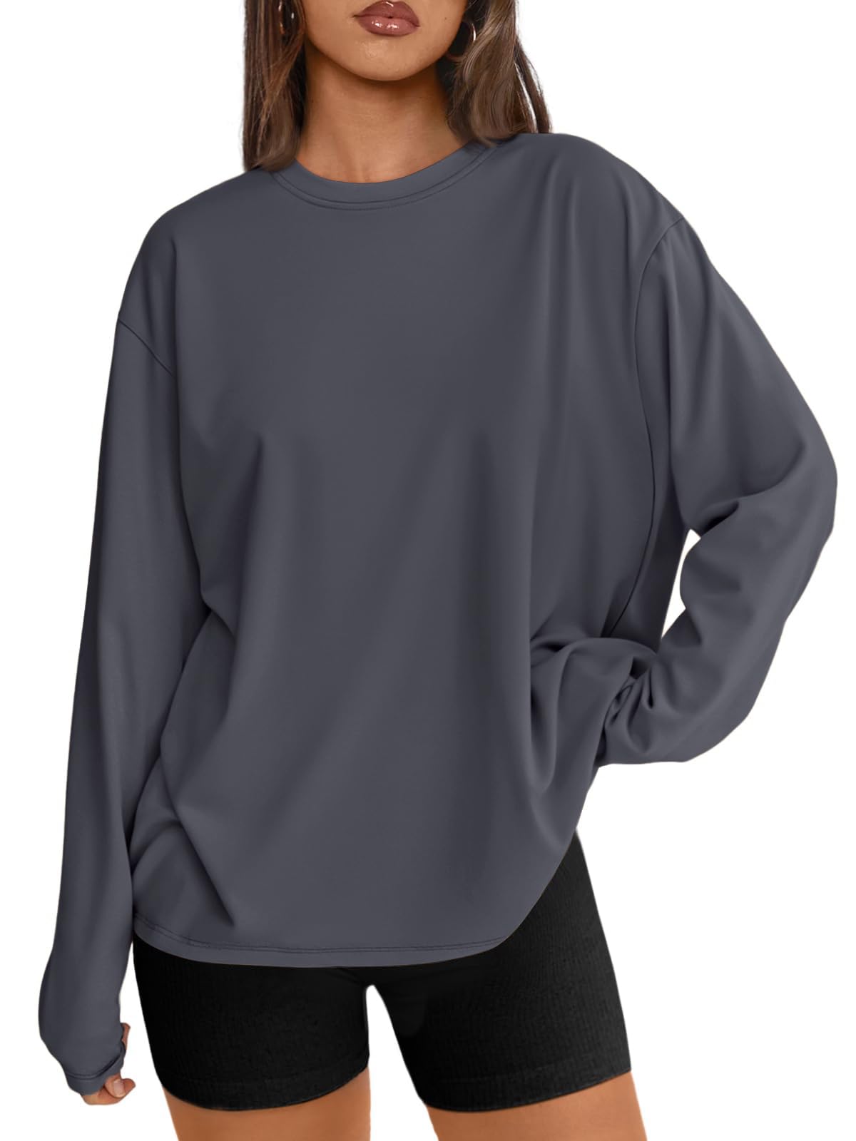 Loose-Fit Long-Sleeve T-Shirt — Casual & Sporty