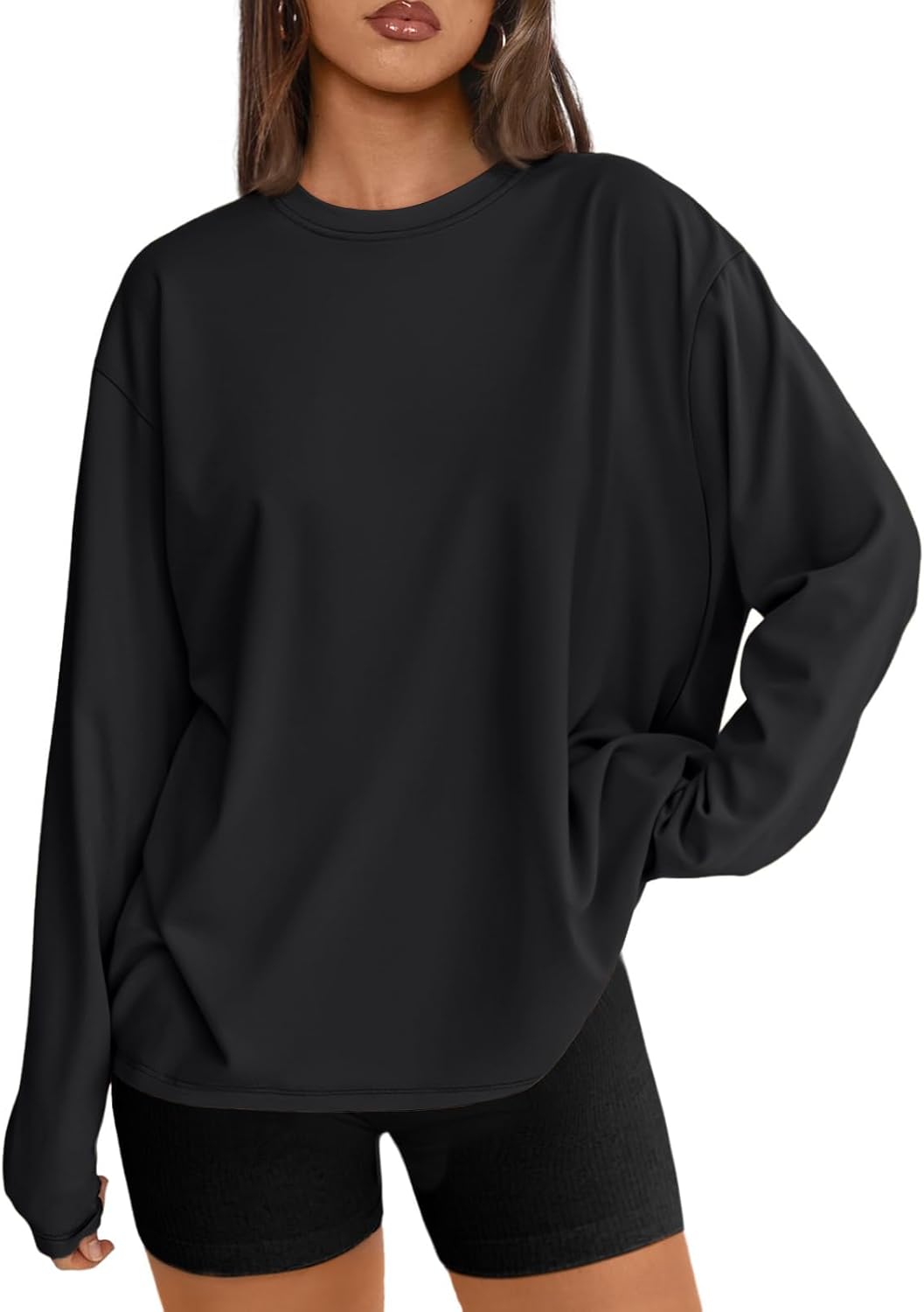 Loose-Fit Long-Sleeve T-Shirt — Casual & Sporty