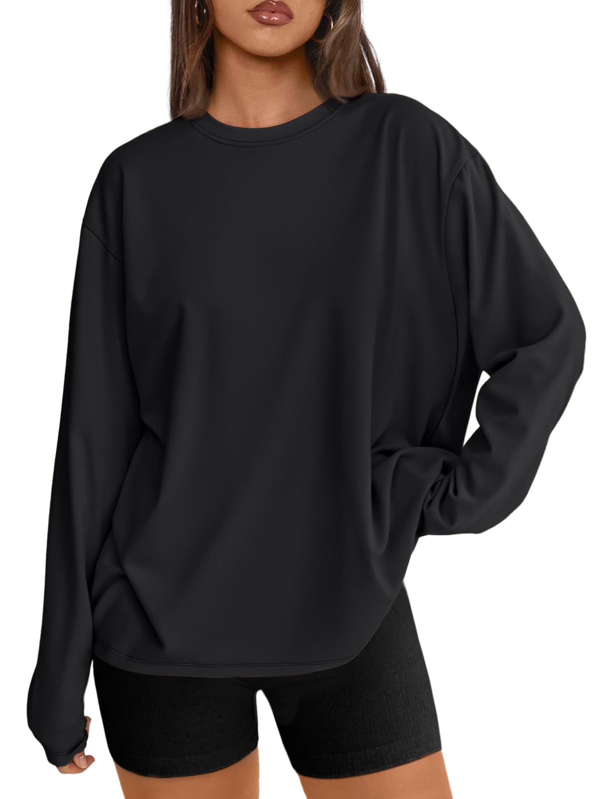 Loose-Fit Long-Sleeve T-Shirt — Casual & Sporty