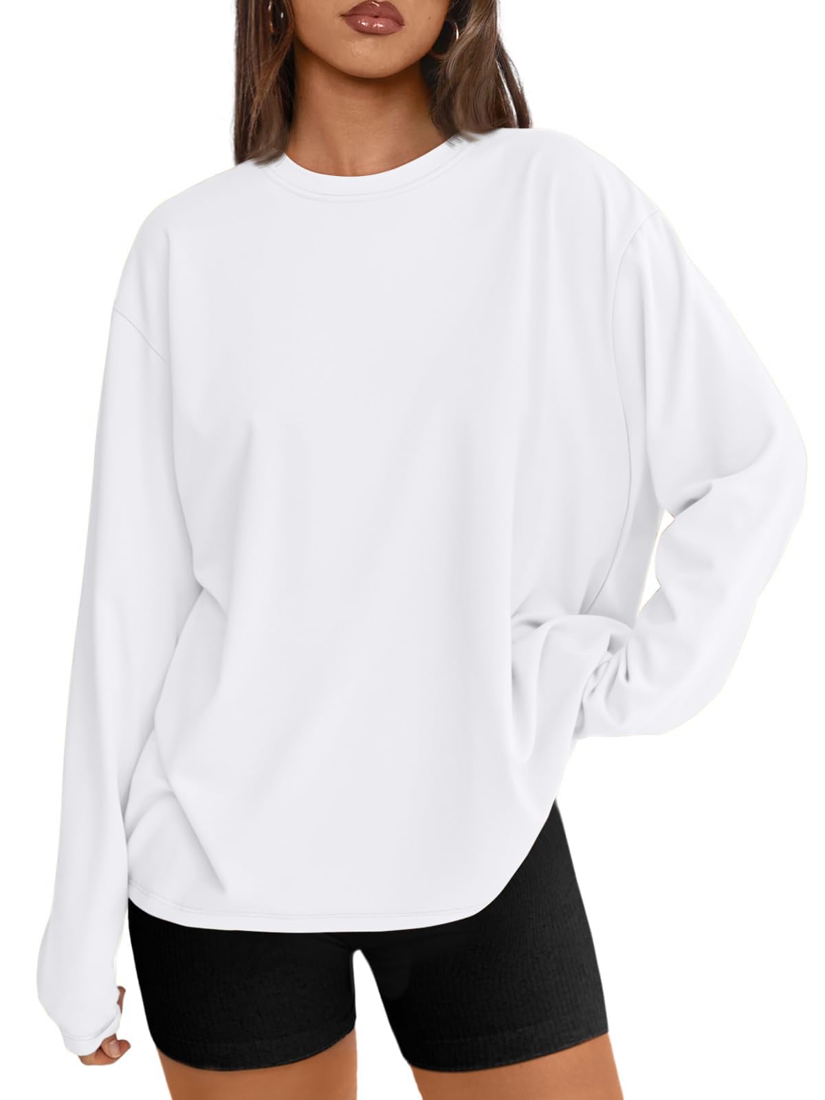 Loose-Fit Long-Sleeve T-Shirt — Casual & Sporty