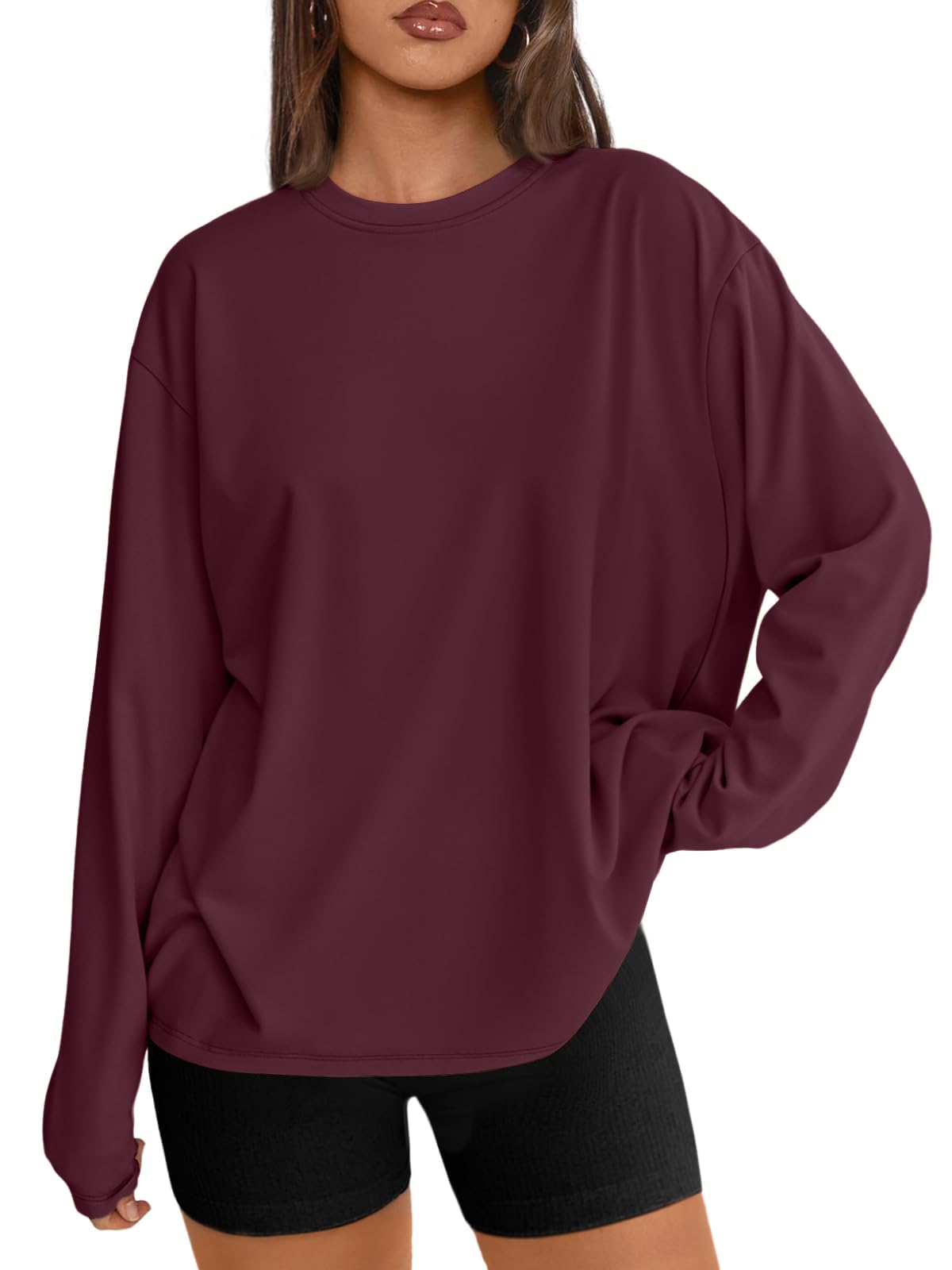 Loose-Fit Long-Sleeve T-Shirt — Casual & Sporty