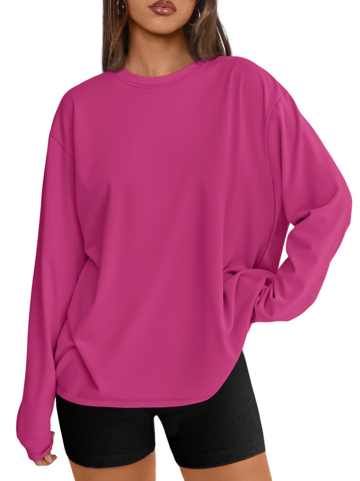 Loose-Fit Long-Sleeve T-Shirt — Casual & Sporty