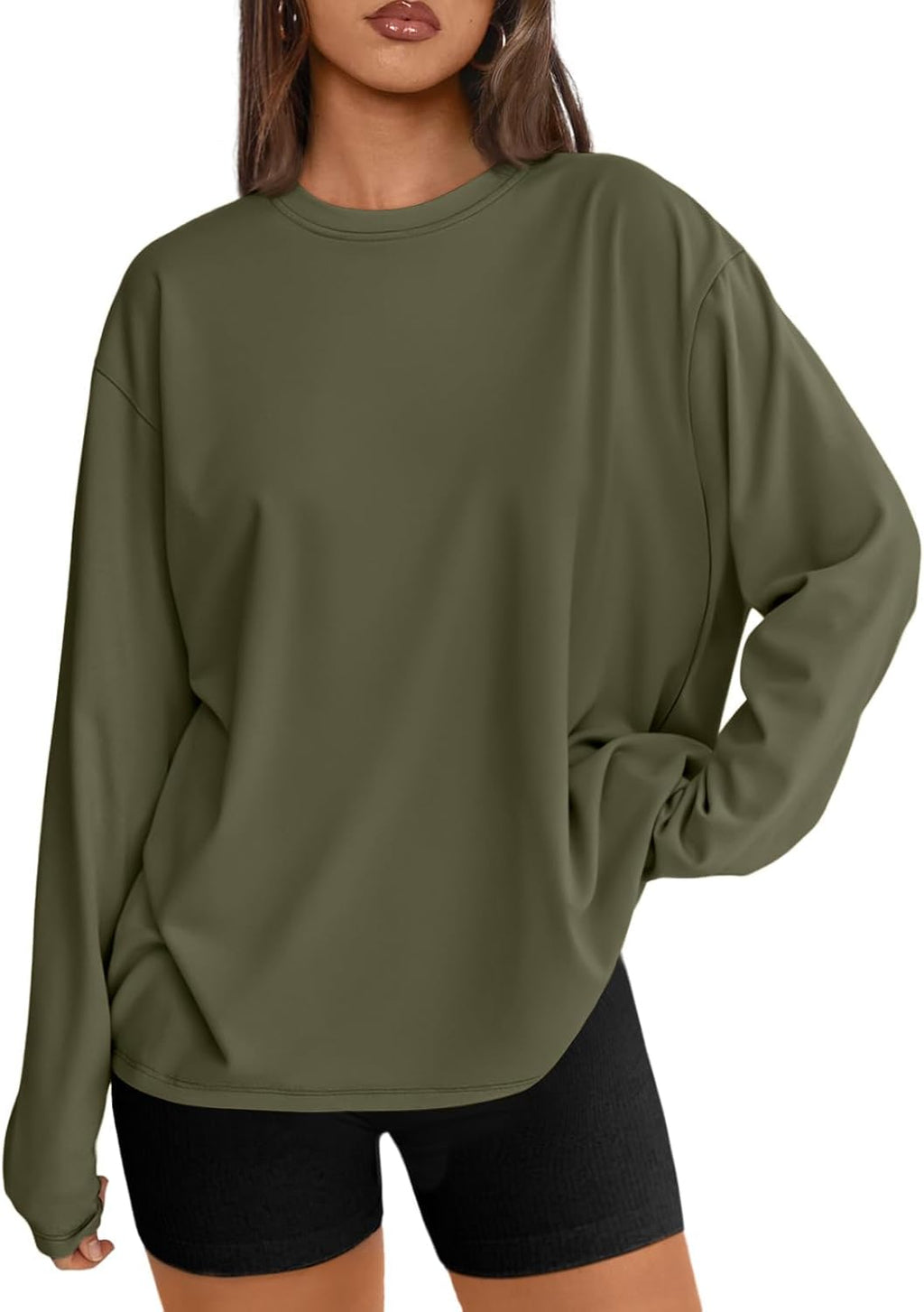 Loose-Fit Long-Sleeve T-Shirt — Casual & Sporty