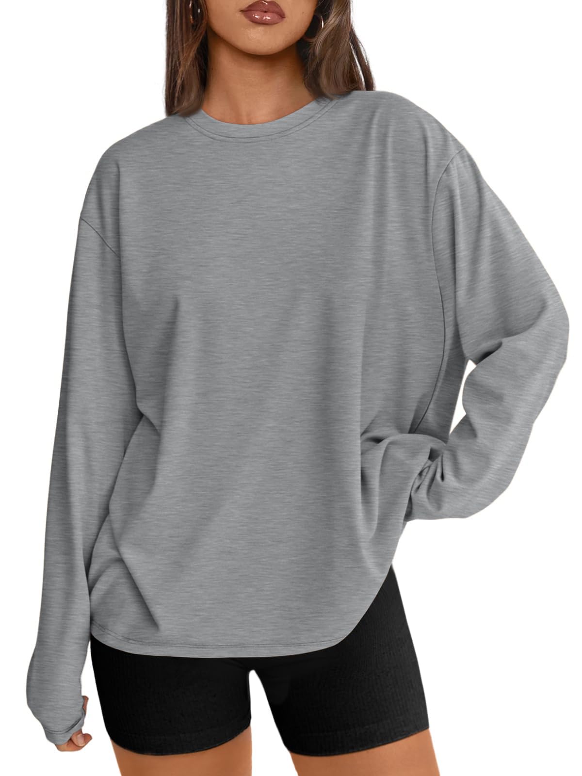 Loose-Fit Long-Sleeve T-Shirt — Casual & Sporty
