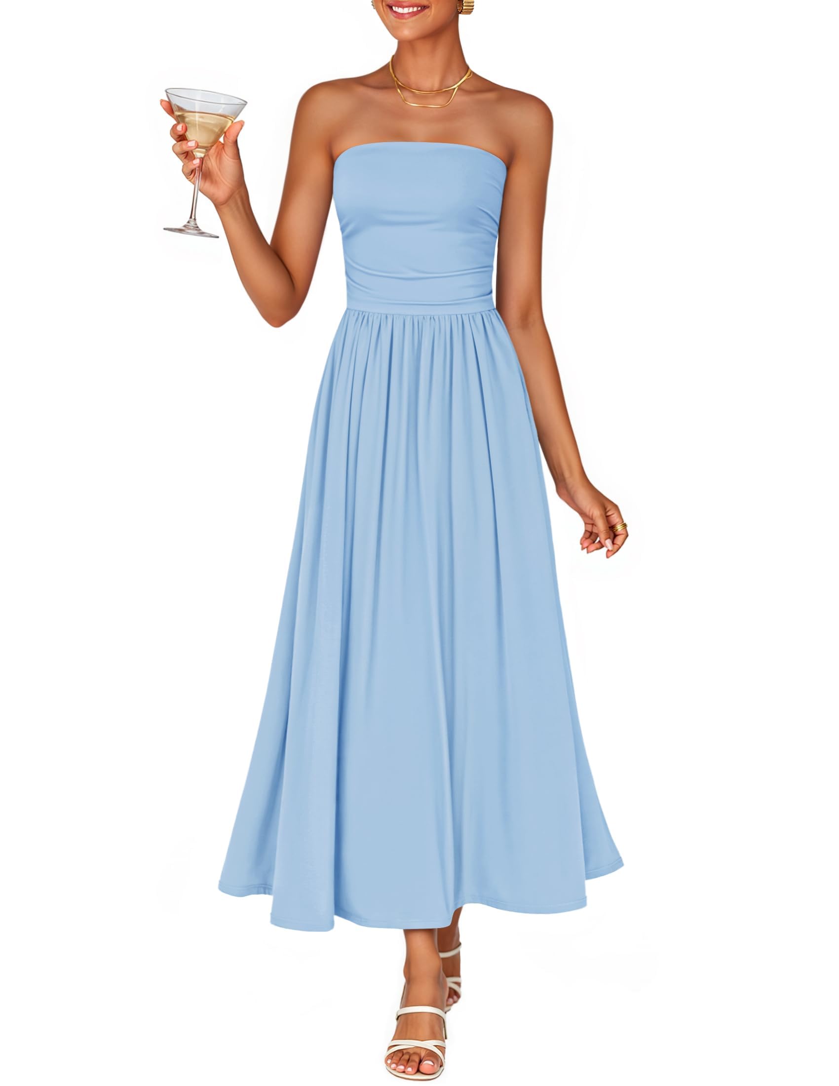 Sleeveless Mid-length Dress
