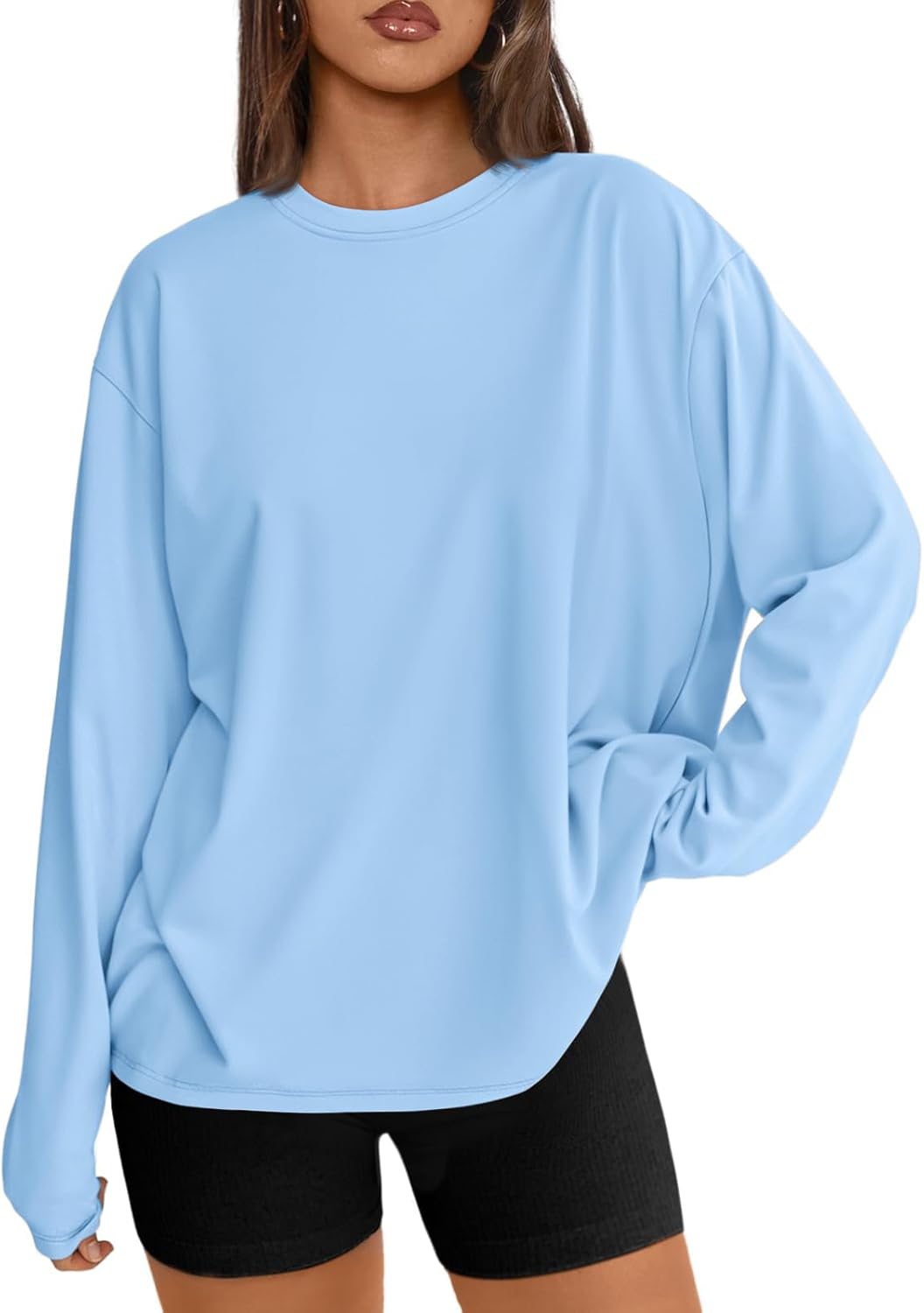 Loose-Fit Long-Sleeve T-Shirt — Casual & Sporty
