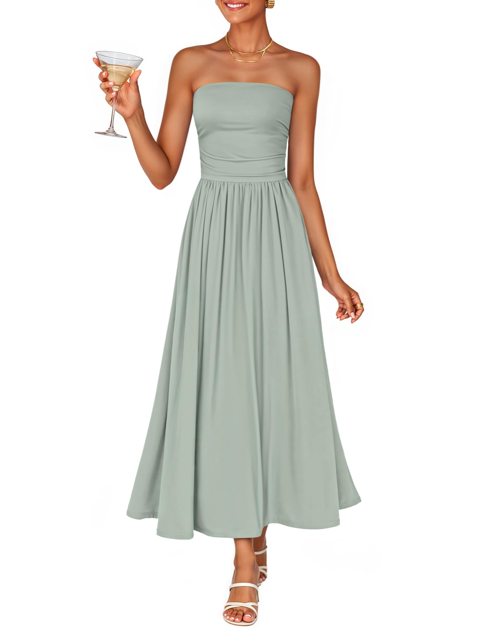 Sleeveless Mid-length Dress