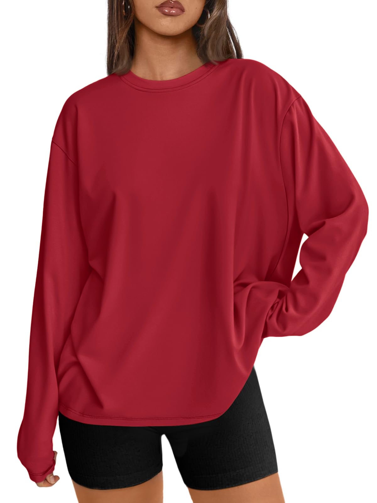 Loose-Fit Long-Sleeve T-Shirt — Casual & Sporty