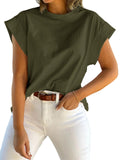 Short-Sleeve Vest — Casual, Loose-Fit Basic T-Shirt