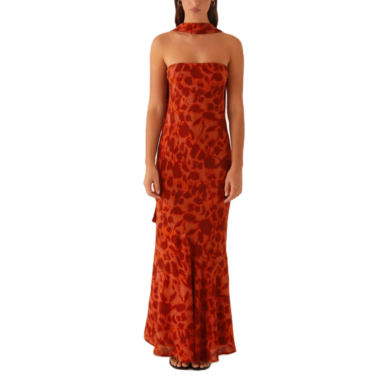Floral-print Dress