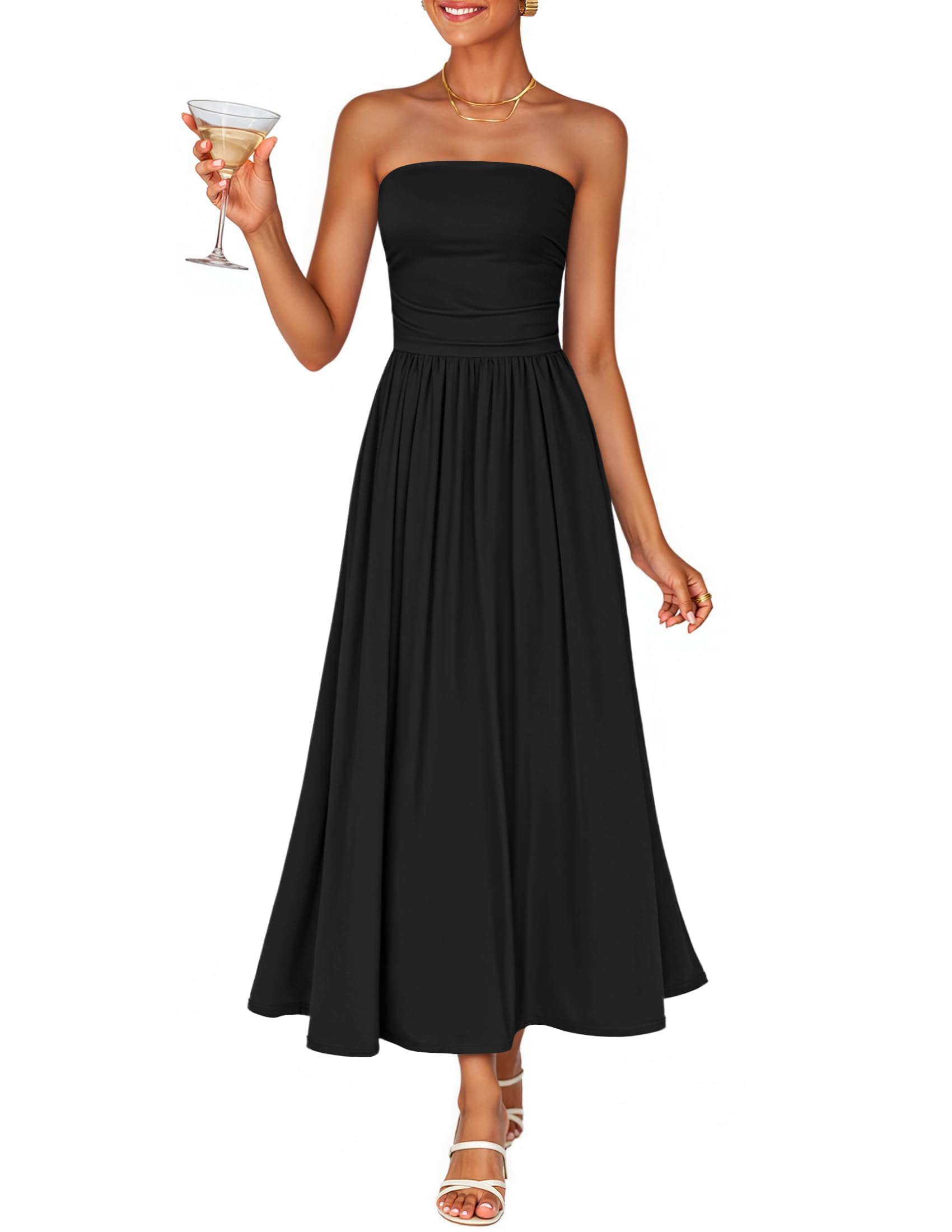 Sleeveless Mid-length Dress