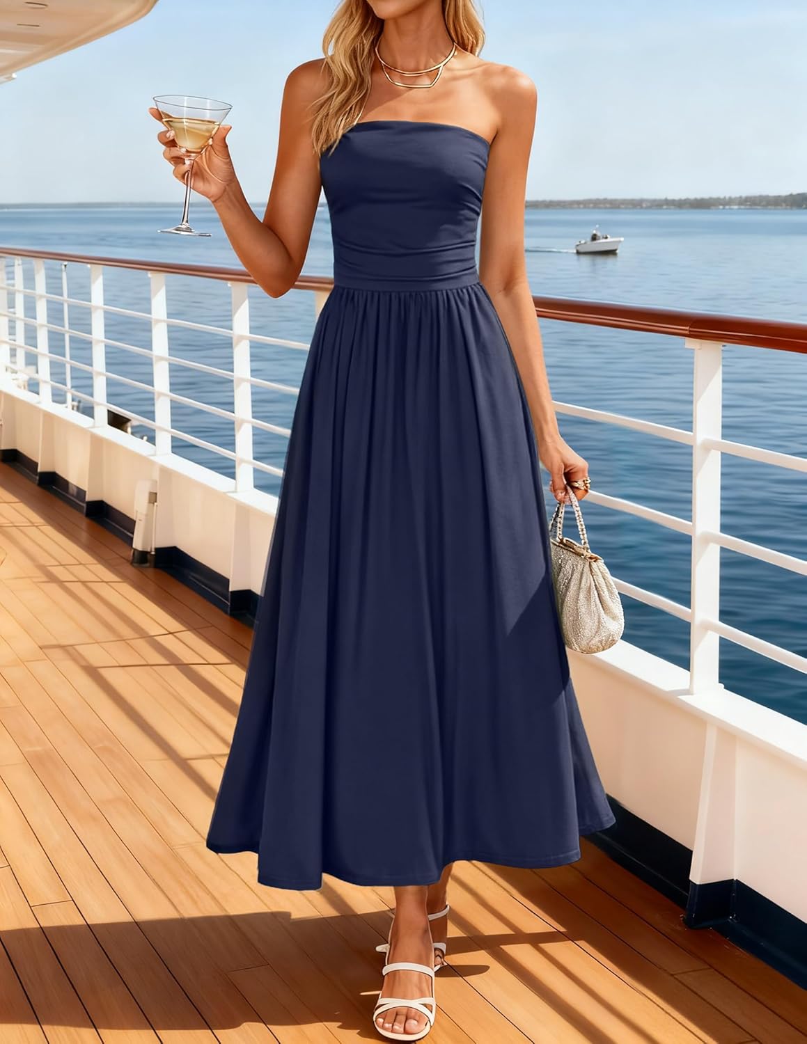 Sleeveless Mid-length Dress