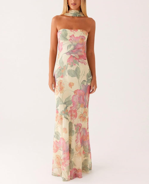 Floral-print Dress