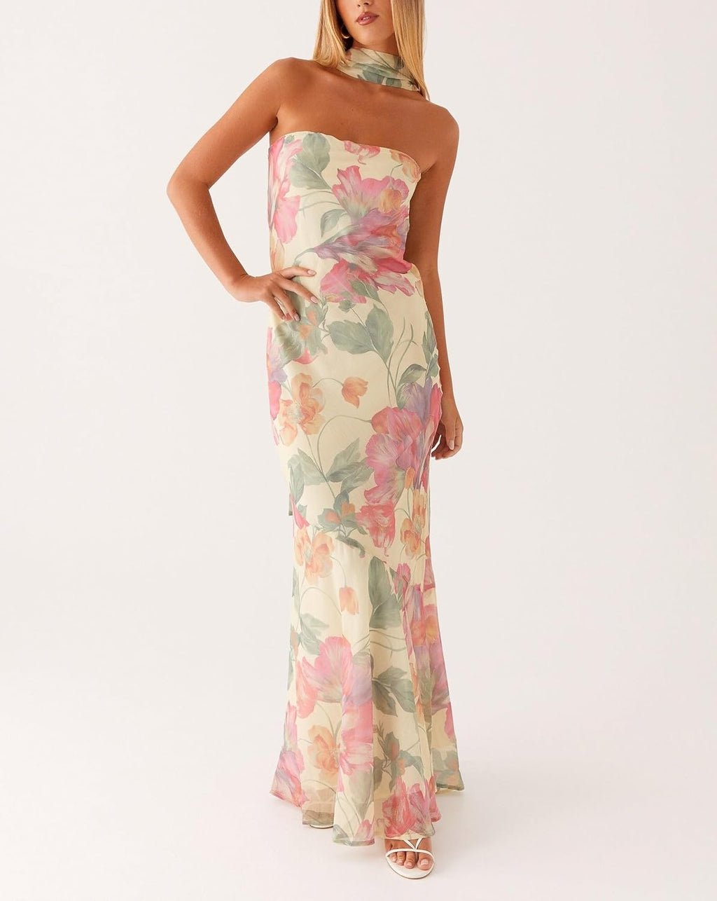 Floral-print Dress