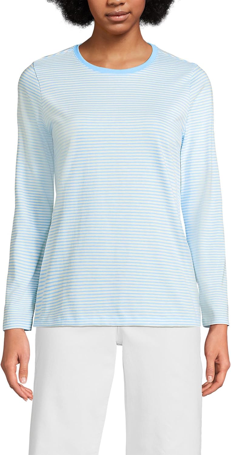 Loose-Fit Cotton Long-Sleeve Crewneck T-Shirt