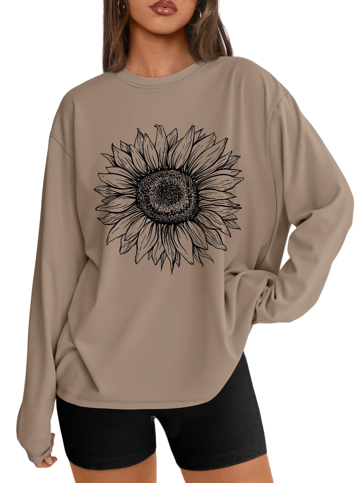 Loose-Fit Long-Sleeve T-Shirt — Casual & Sporty