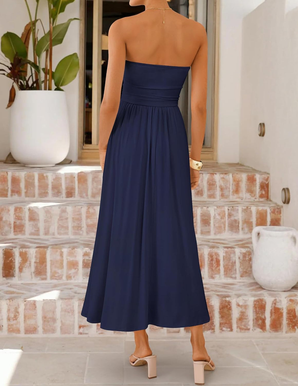 Sleeveless Mid-length Dress