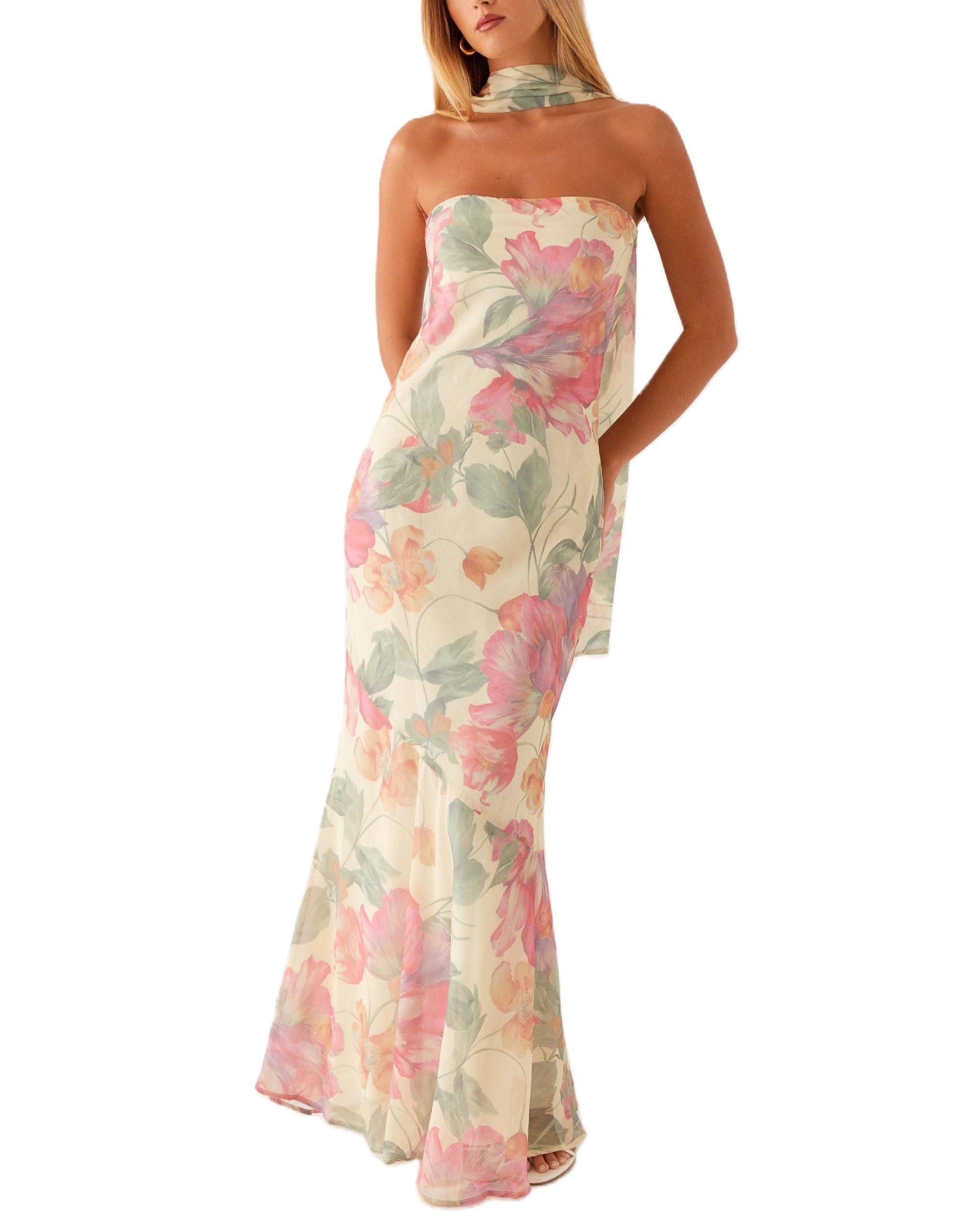 Floral-print Dress