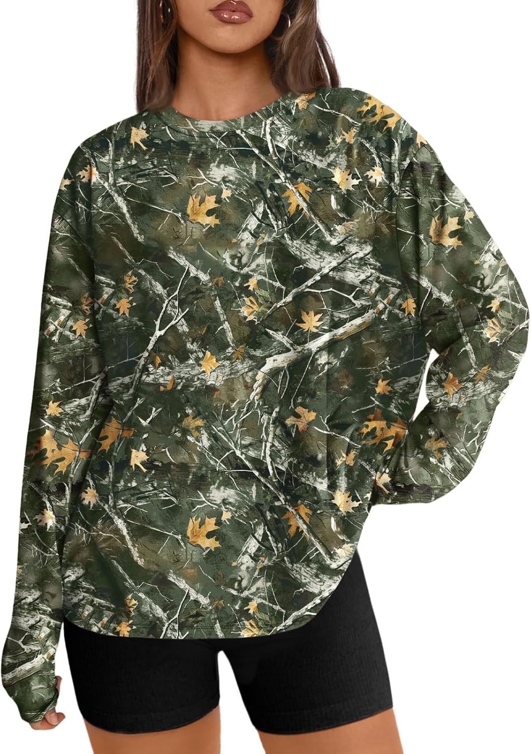 Loose-Fit Long-Sleeve T-Shirt — Casual & Sporty