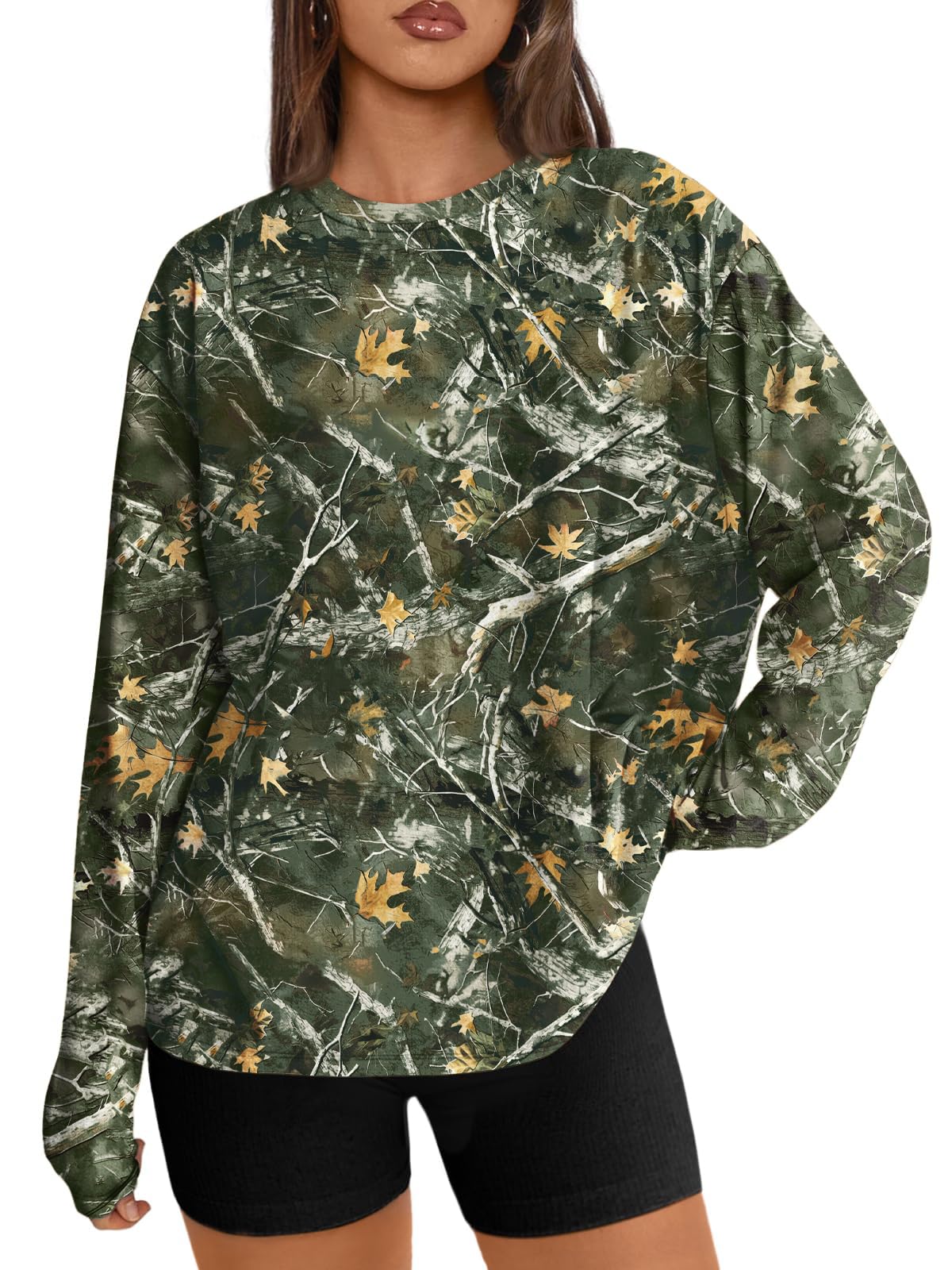 Loose-Fit Long-Sleeve T-Shirt — Casual & Sporty