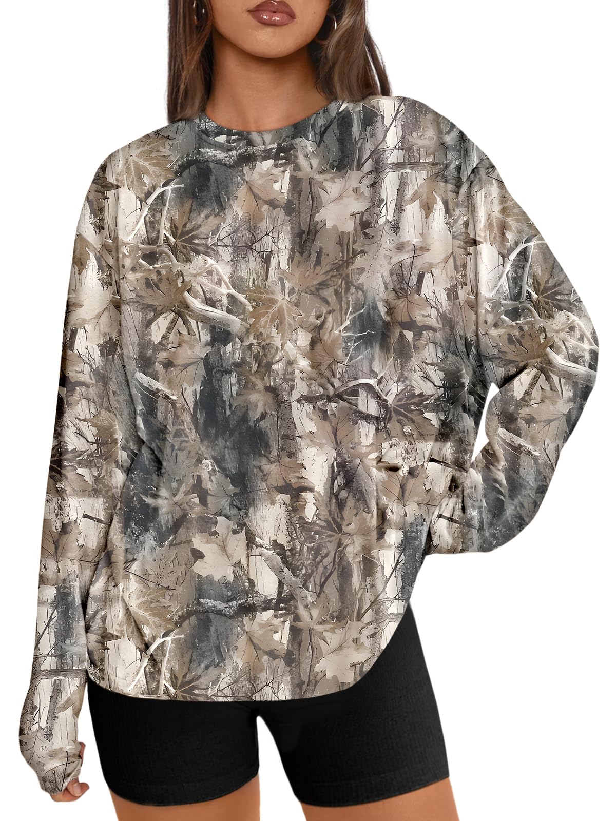 Loose-Fit Long-Sleeve T-Shirt — Casual & Sporty