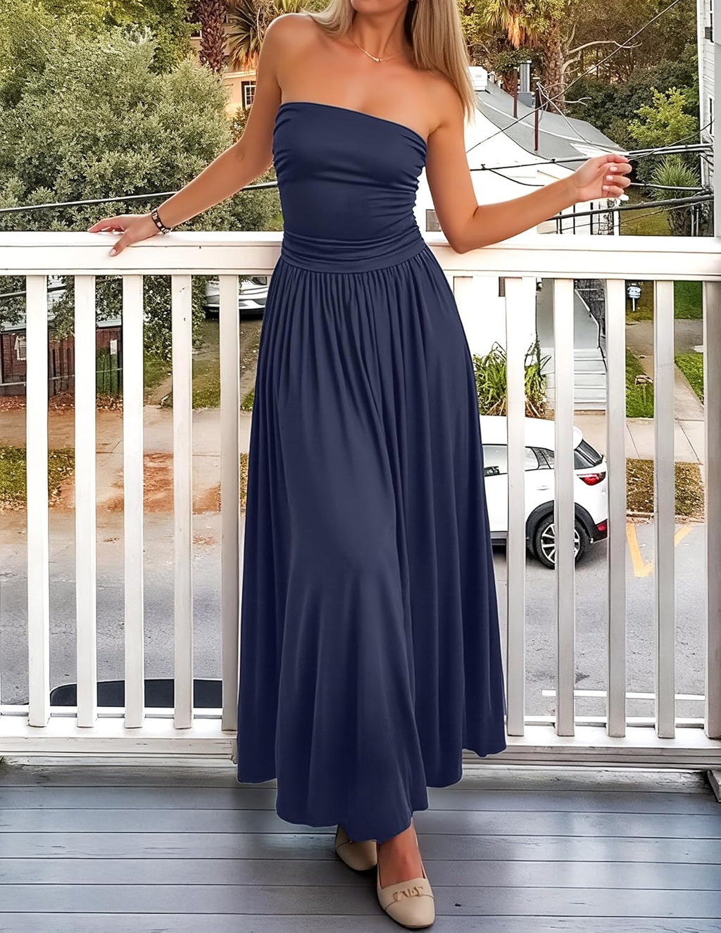 Sleeveless Mid-length Dress