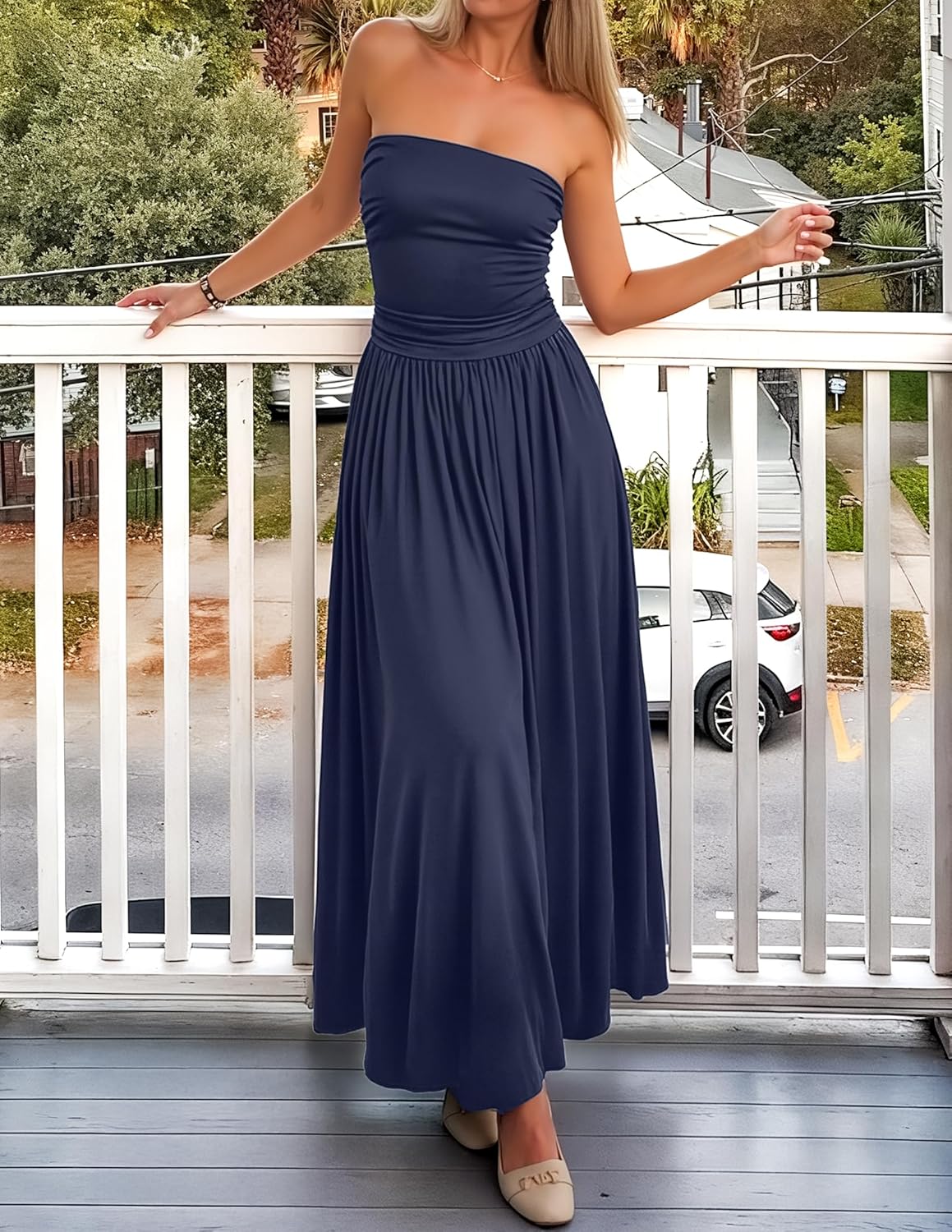 Sleeveless Mid-length Dress